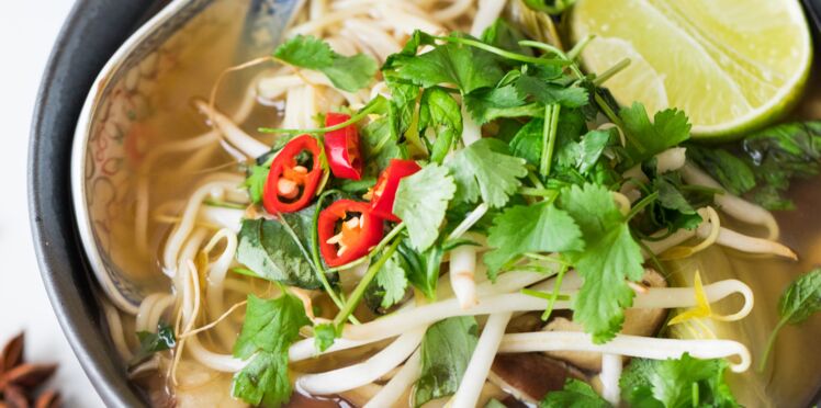 Pho végétarien (soupe vietnamienne)