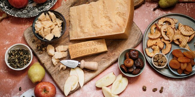 Ajoutez un peu de dolce vita dans vos apéritifs avec le Parmigiano Reggiano, le véritable Parmesan  