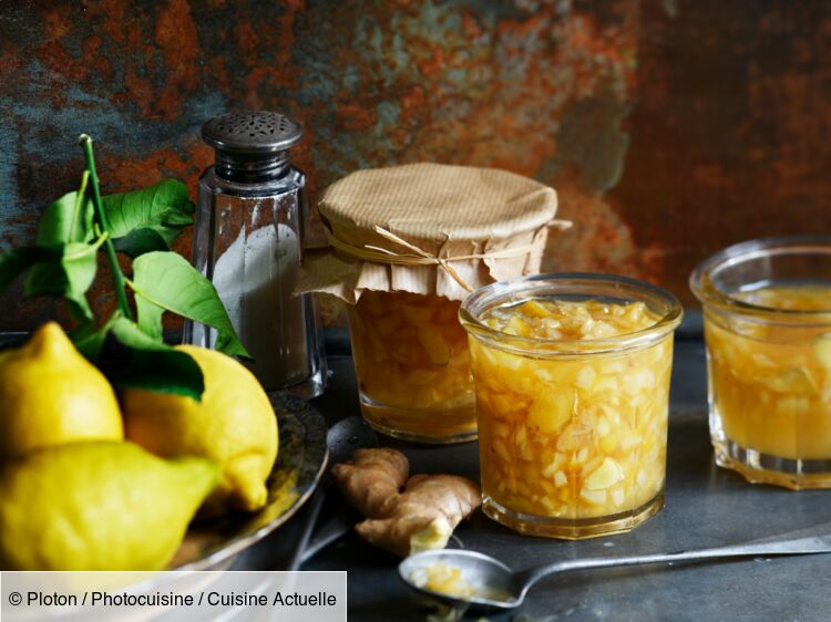 Confiture de citron au gingembre facile : découvrez les recettes de Cuisine  Actuelle