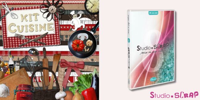 Concevez vos livres de recettes avec STUDIO SCRAP !