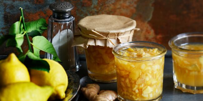 Confiture de citron au gingembre
