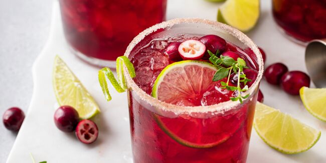 Cocktail Margarita cranberry