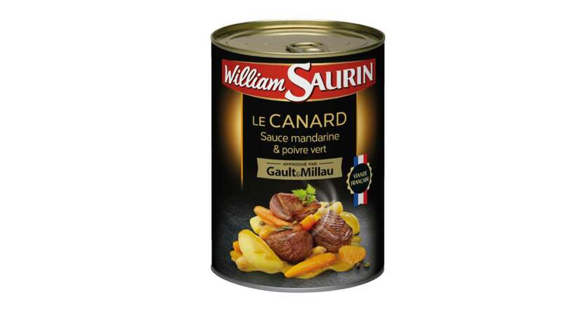 Recette Gault & Milau canard, sauce manadarine et poivre vert de William Saurin