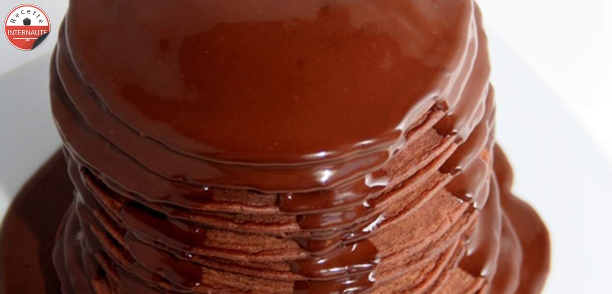 Pancakes au chocolat par AmandineCooking