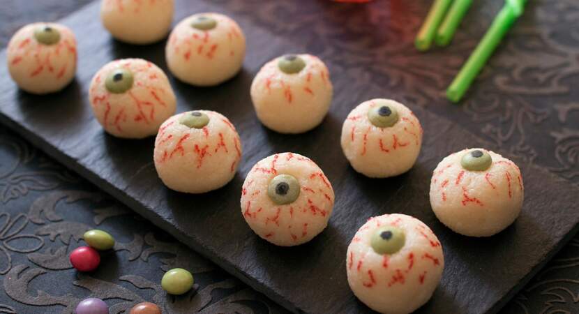 Boules coco d'Halloween