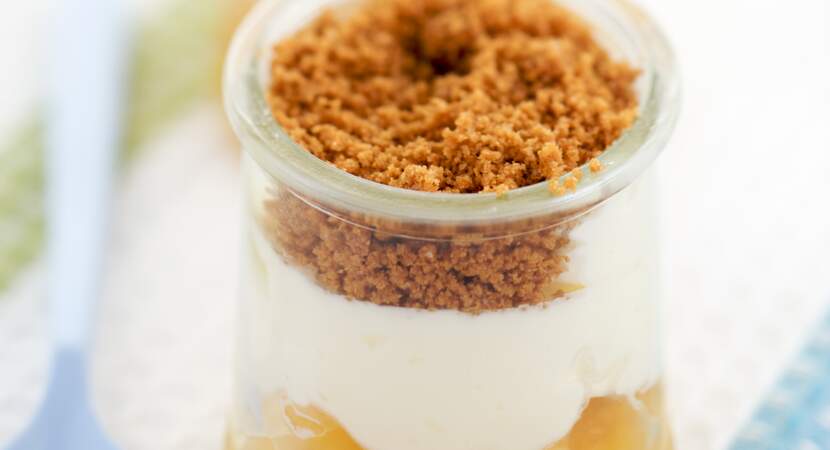 Crumble ananas spéculoos