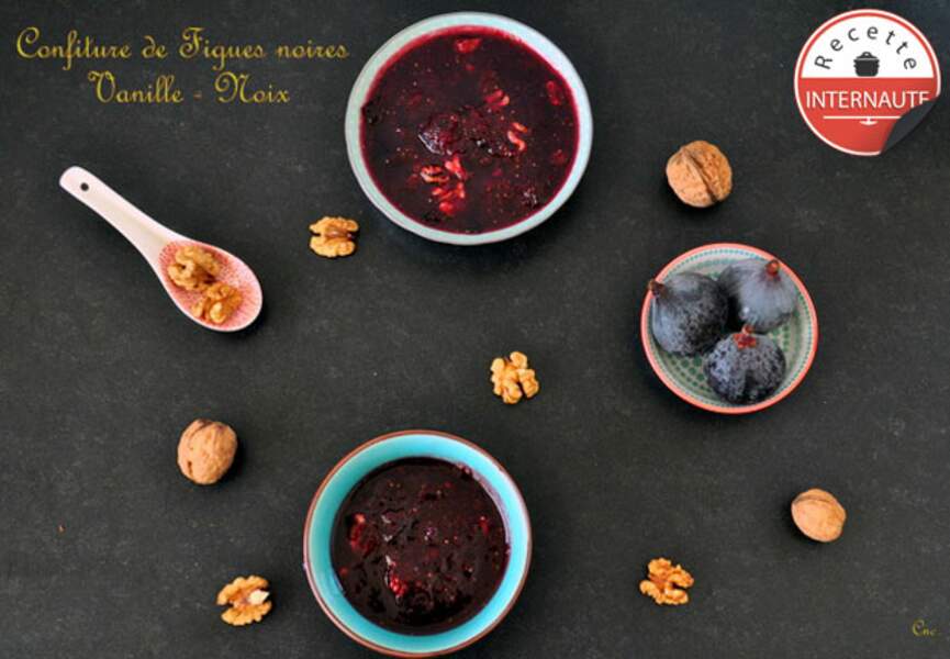 Confiture figues noire - Vanille & noix par CookingNco