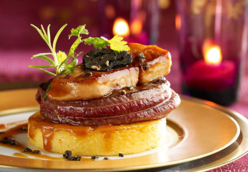 Le tournedos de biche au foie gras