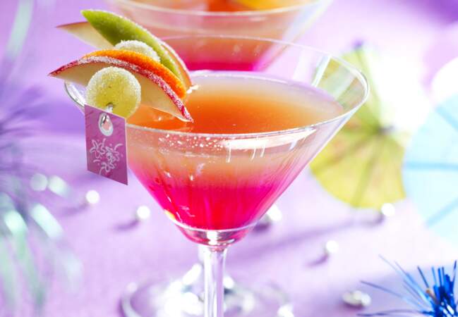 Cocktail framboise orange