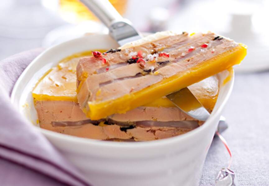 Terrine de foie gras et céleri-rave