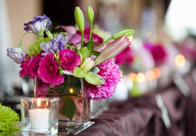 Un bouquet en centre de table