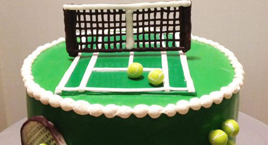 Tennis cake rond
