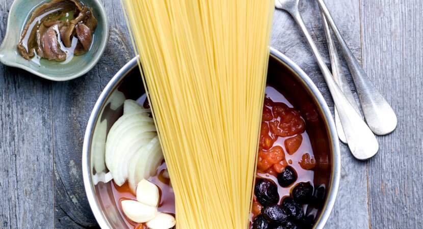 One pot pasta façon puttanesca