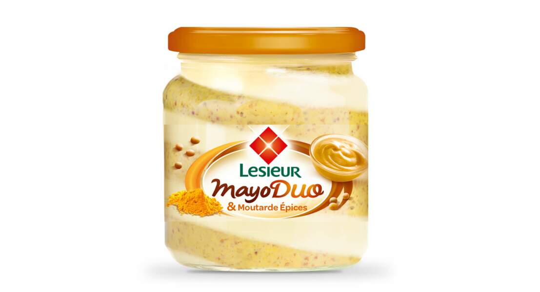 Mayonnaise duo moutarde épices de Lesieur
