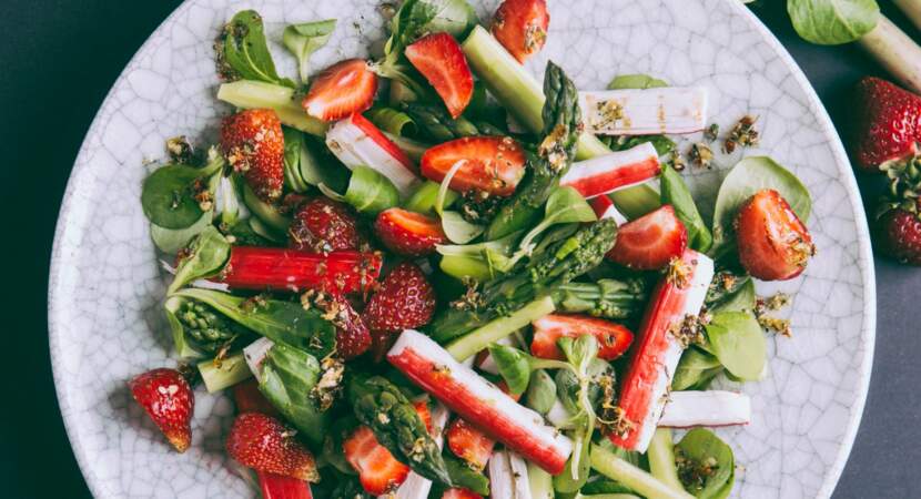 Salade fraicheur au surimi