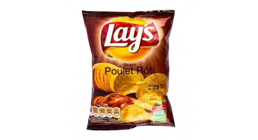 Chips saveur poulet rôti et thym - Lay's