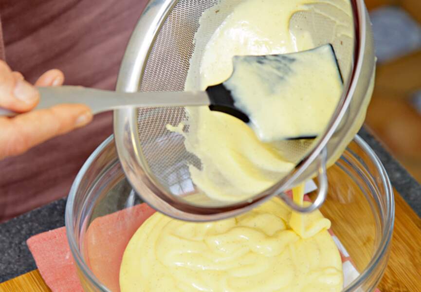 Etape 6 : Stoppez la cuisson de la crème