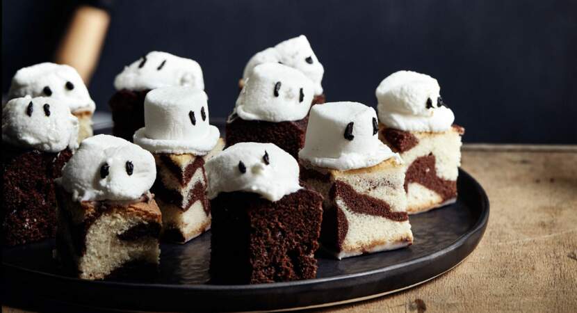 Cake fantôme d'halloween