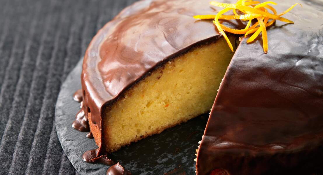 Gâteau au chocolat amandes et oranges