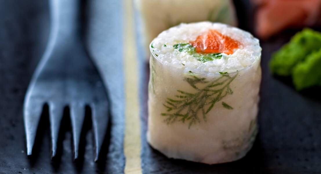 Sushis au saumon