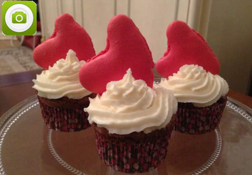 Les cupcakes de Saint-Valentin d'Ayline 