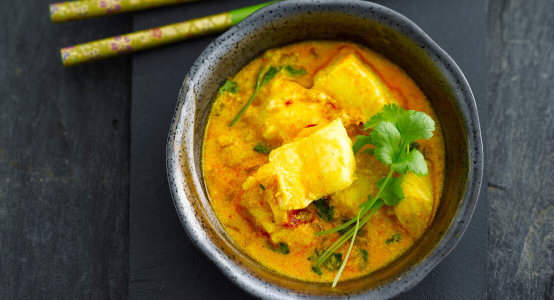 Curry de poisson épicé