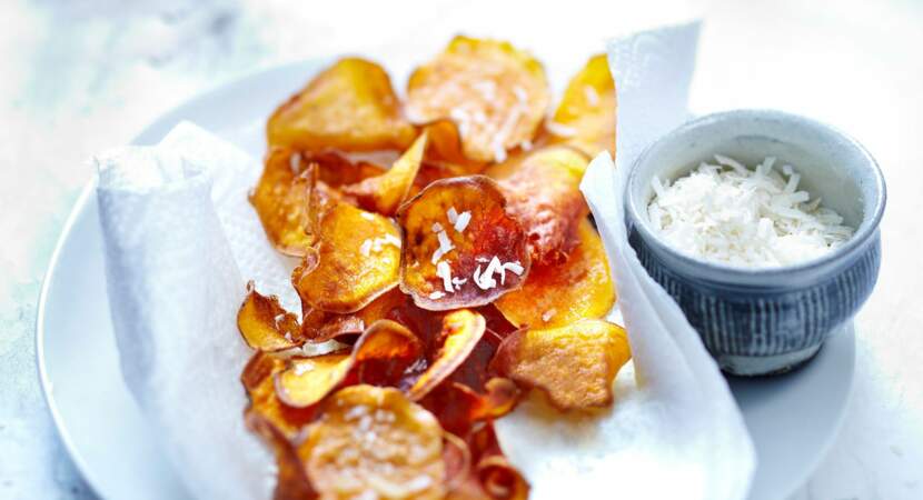 Chips de patate douce
