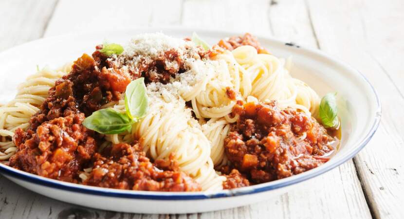 Spaghettis bolognaises veggie