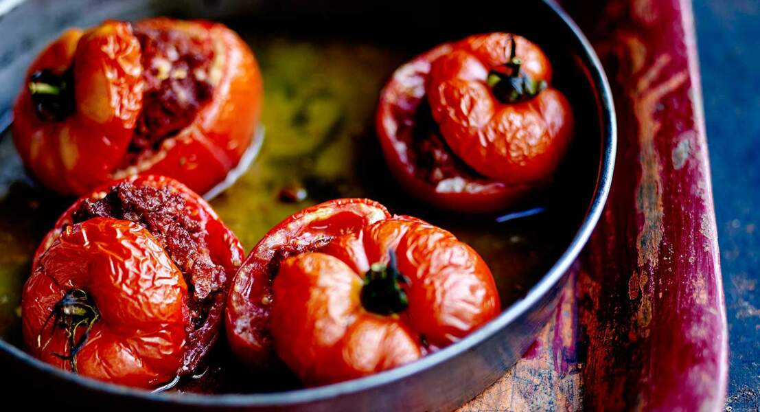 Tomate farcie au boeuf