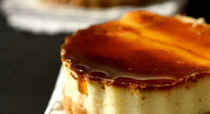 Cheesecake façon crème caramel
