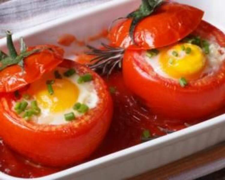 Oeuf cocotte de tomate