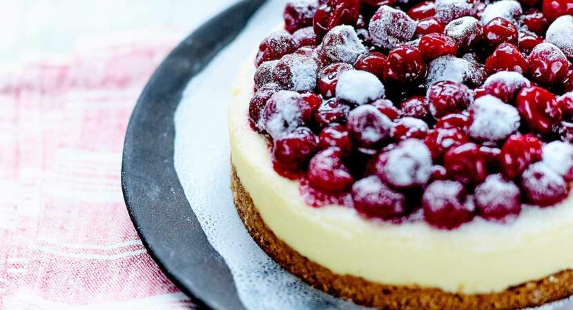 Cheesecake aux griottes