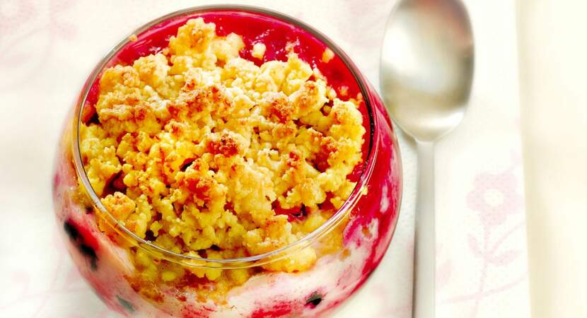 Crumble fromage blanc