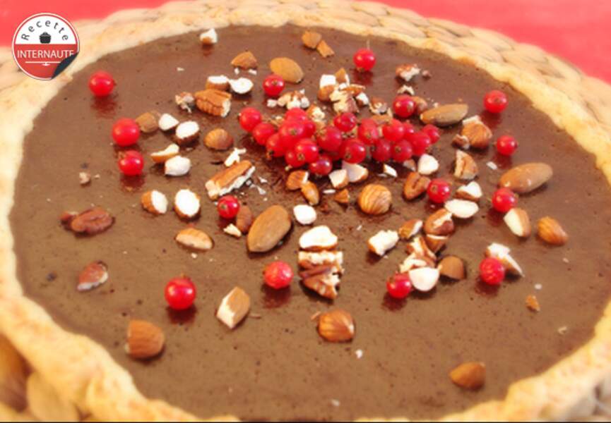 Tarte caramel & chocolat d'automne par lakitchenette