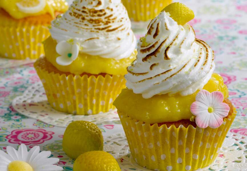 Cupcake au citron meringué