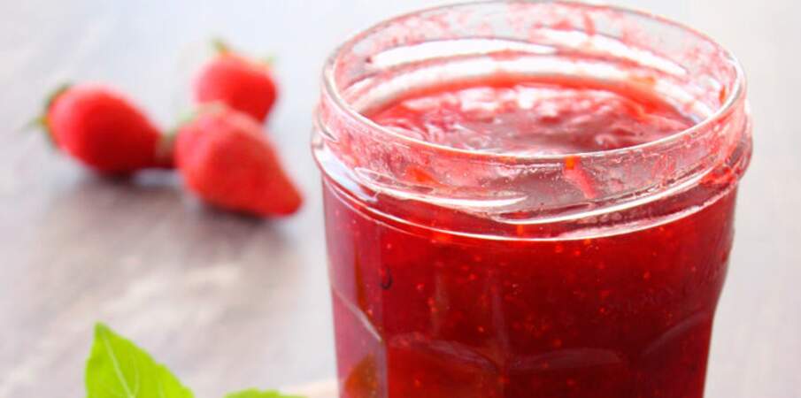 Confiture de fraises au miel et au gingembre
