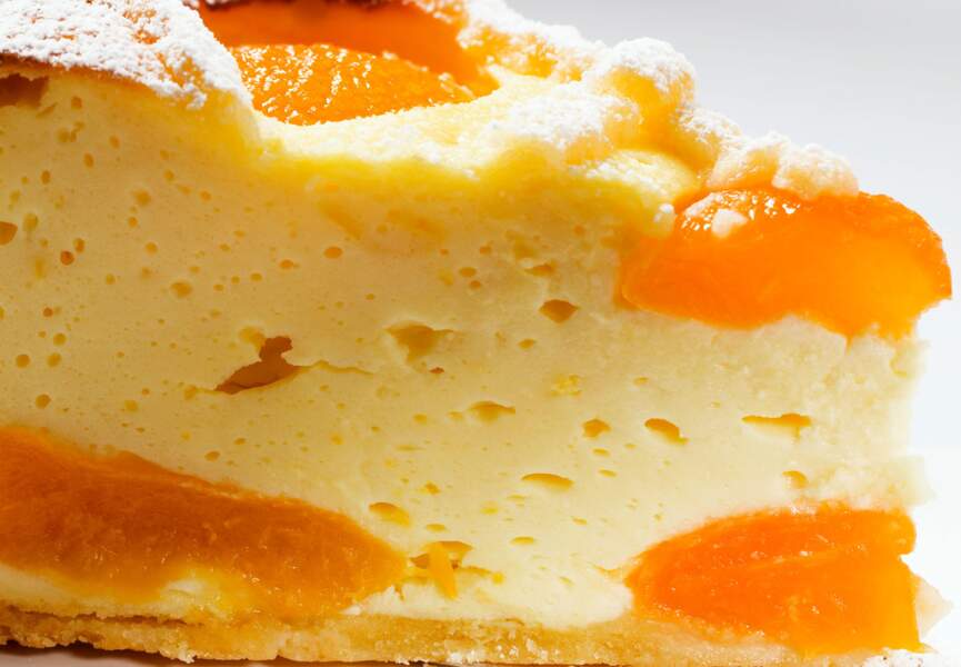 Cheesecake aux oreillons d'abricots