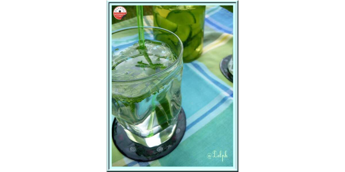 La Detox water : concombre/menthe de Cuisinerpassion