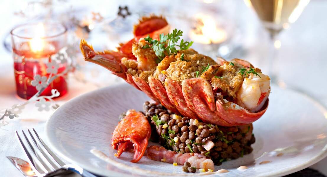 Cassoulet de homard aux lentilles vertes du Puy