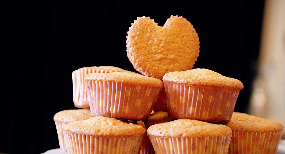 Muffins en forme de coeur