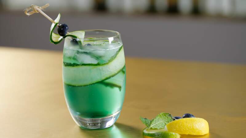 Gin tonic menthe concombre