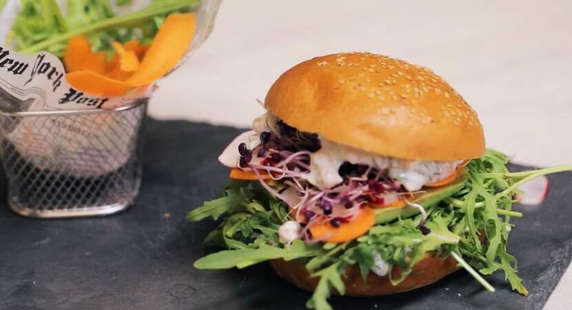 La recette healthy : le veggie burger en vidéo