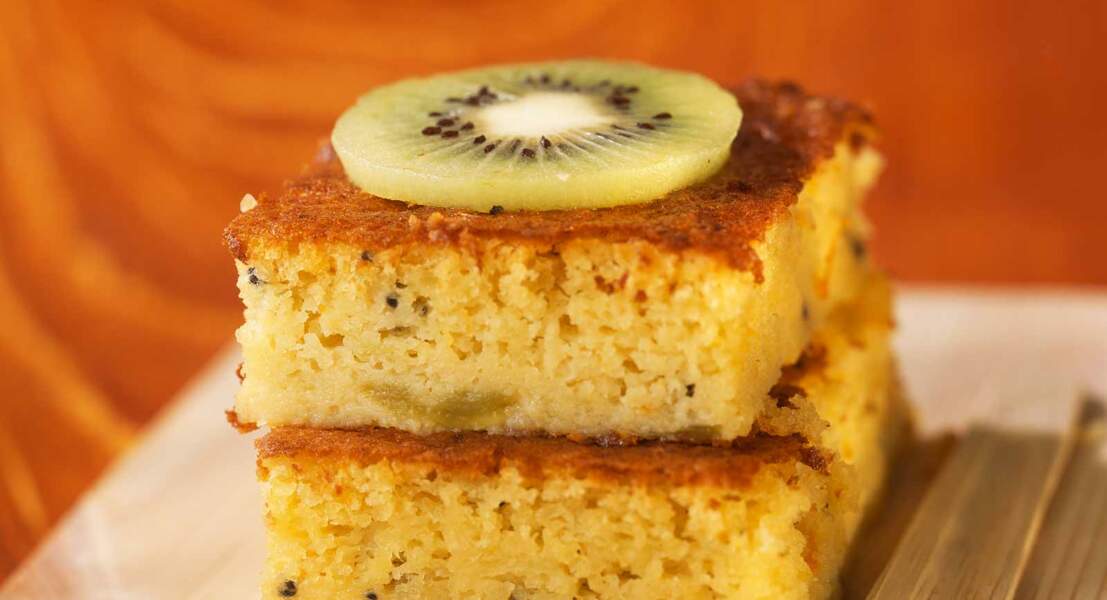 Gâteau à l'orange et au kiwi