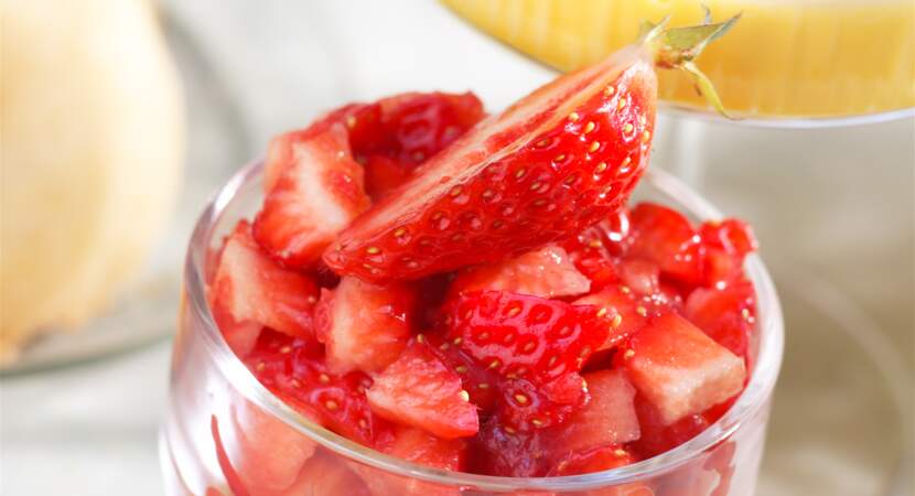Sabayon aux fraises