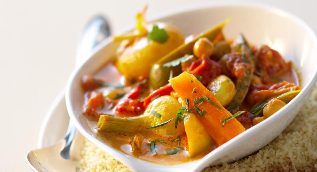 Couscous de légumes au curry