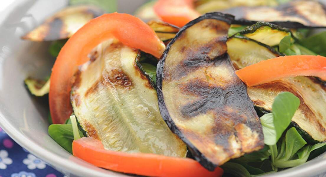 Méli-mélo de légumes grillés au safran