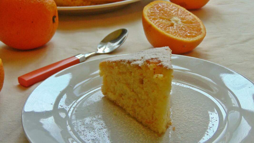 Schiacciata Fiorentina, gâteau à l'orange Toscan