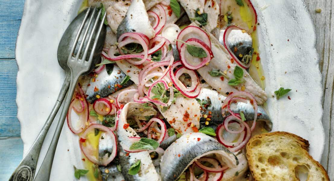Céviche de sardines
