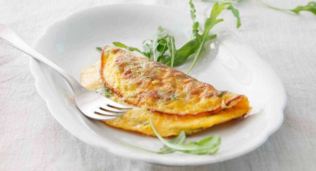 Omelette aux oeufs