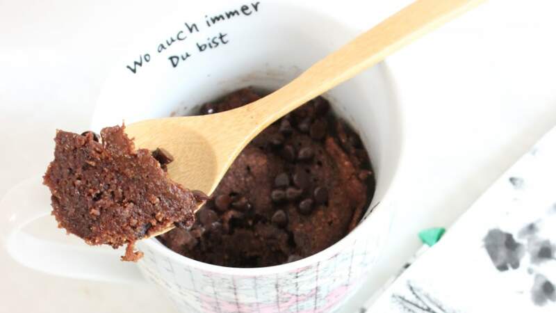 Mug cake au chocolat sans oeuf